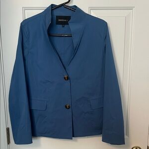 Lafayette 148 New York Slate Blue Blazer